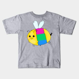 Pride Bees - Polysexual Kids T-Shirt